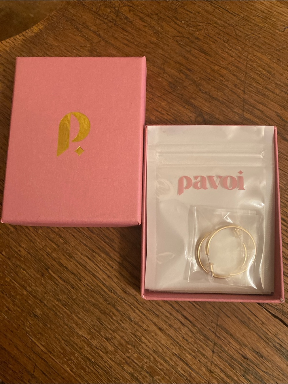 Pavoi 14K Gold Plated over 925 Sterling Post Hoops NIB